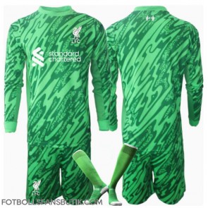 Liverpool Målvakt Replika Bortatröja Barn 2024-25 Långärmad (+ Korta byxor)